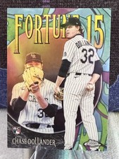 2025 Topps Chrome Update Chase Dollander #F15-21 Fortune 15 RC Colorado Rockies