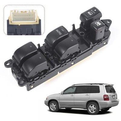 Left Driver Master Electric Power Window Switch For Toyota Highlander 2001-2007
