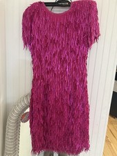 Vintage Pink Sequin Fringe dress