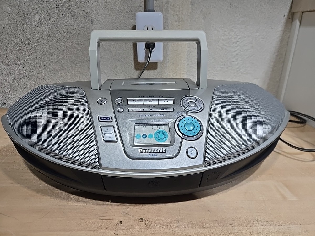 Panasonic RX-ES20 CD/Radio/Cassette Boombox for sale online | eBay