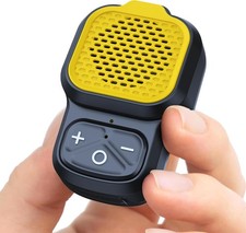 Clip On Bluetooth Speaker, Wearable Portable small, Yellow