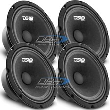 4x DS18 8" Midrange Speakers - PRO-GM8 190W Rms 8-ohm Mid Range Loudspeakers
