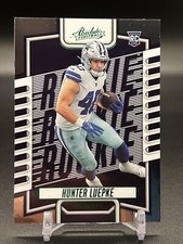2023 Panini Absolute Football Hunter Luepke GREEN Parallel #198 Cowboys RC