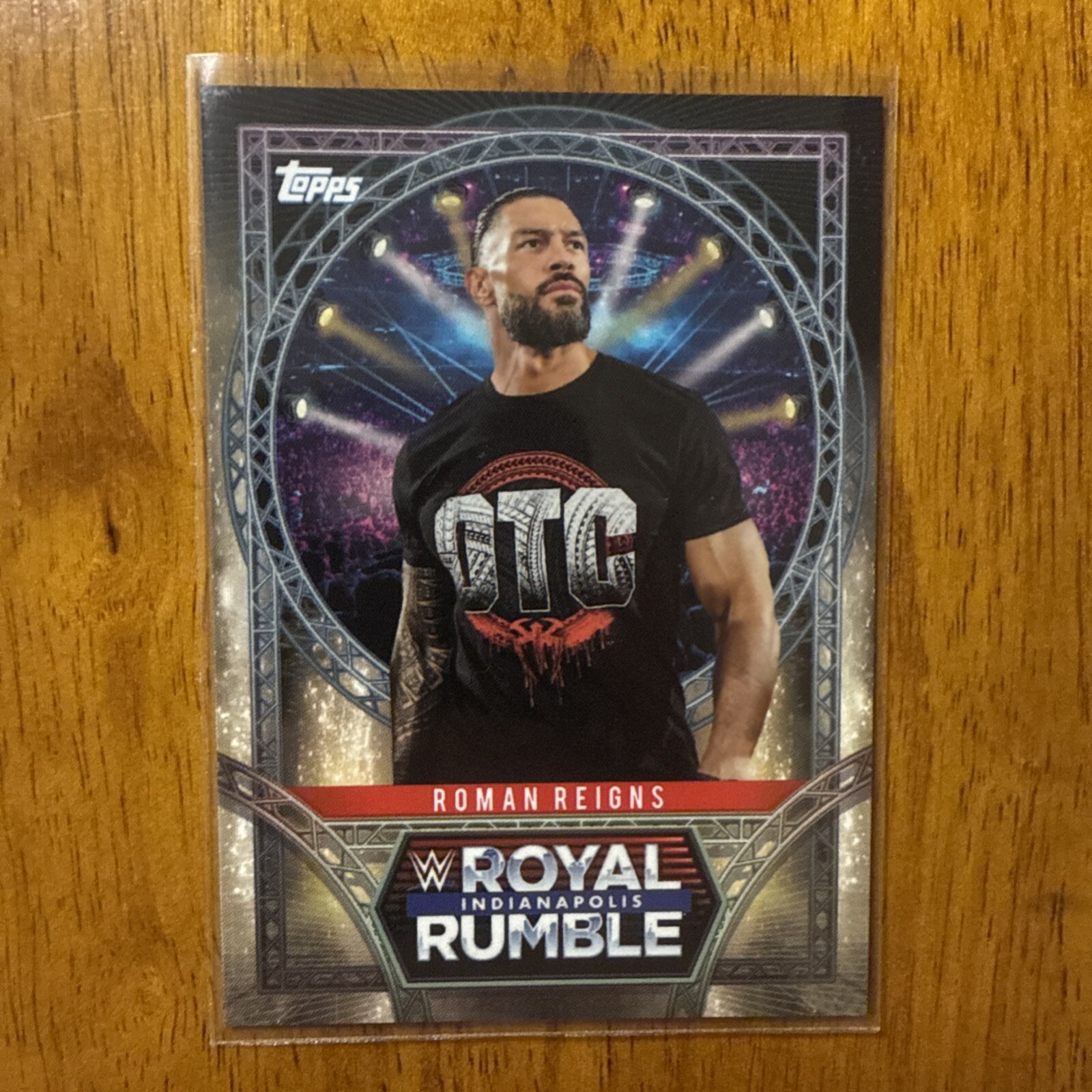 2025 Topps WWE Royal Rumble Roman Reigns #RR-2 Indianapolis Event Only Card