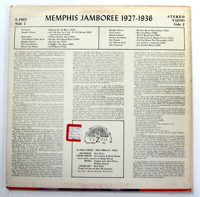 Memphis Jamboree 1927-1936 LP Yazoo Blues Compilation MINT