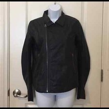 Nwt June Leather Jacket (navy) Retails At $685