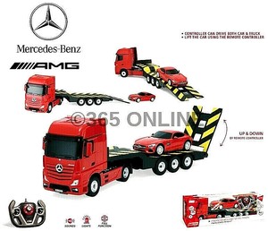 rastar rc mercedes benz actros trailer truck