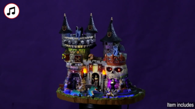 Lemax 2025 Spooky Town Halloween Village Medi-Evil Castle 55302
