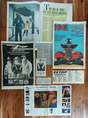 ZZ Top / Gibbons, Hill # Clippings & Adverts / Gimme All Your Lovin', Eliminator