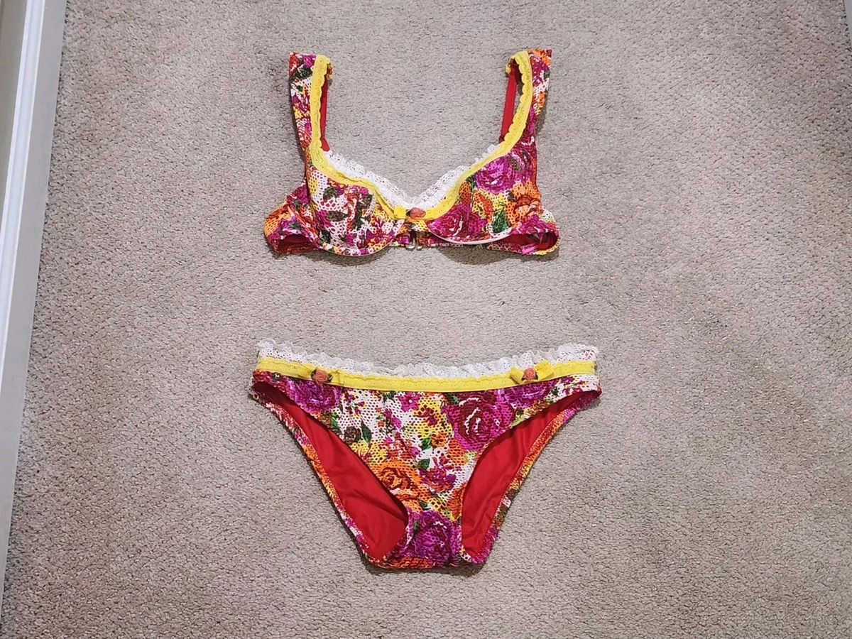 Betsey Johnson Red Bikini Swimwear for Women for sale | eBay