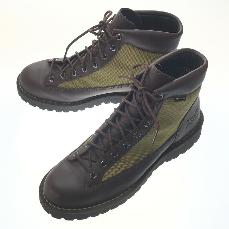 Danner FIELD Boots GORE-TEX Men's Brown Lace-up Size US8 Waterproof Hiking Boots