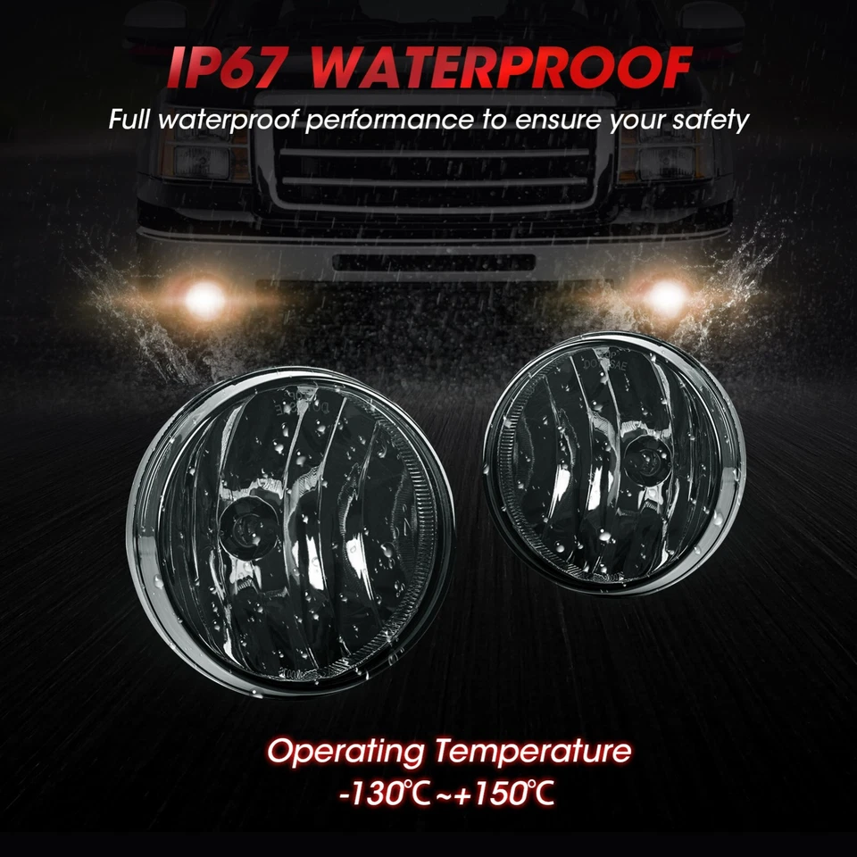 For 07-13 GMC Sierra 1500 07-14 GMC Sierra 2500 3500HD Front Bumper Fog Light Foto 4 de 4