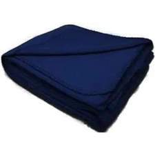 Anico Cozy Polar Fleece Blanket – 50" x 60" Navy Blue Throw Blanket, Ultra Soft
