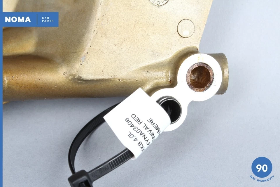 99-06 Jaguar XK8 X100 Solenoide de distribución del árbol de levas delantero izquierdo con soporte OEM Foto 4 de 4