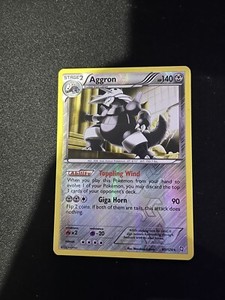 Pokémon TCG Aggron Dragons Exalted 80/124 Reverse Holo Holo Rare