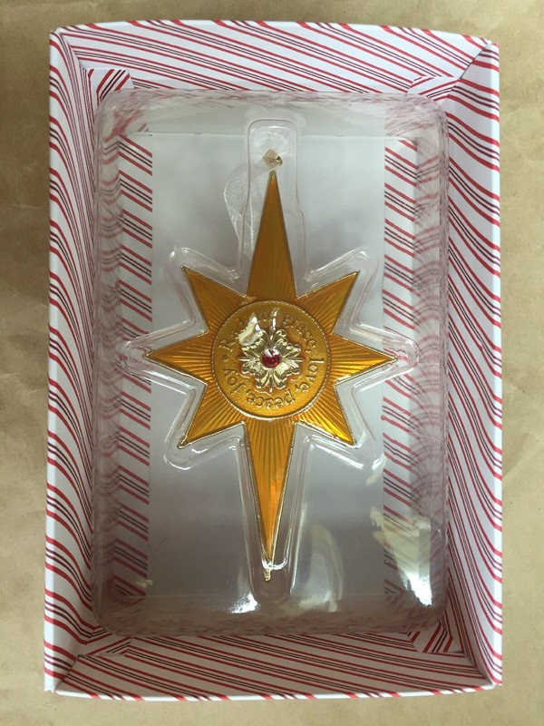 HALLMARK 2016 Keepsake Premium Ornament STAR OF BETHLEHEM New SHIP FREE