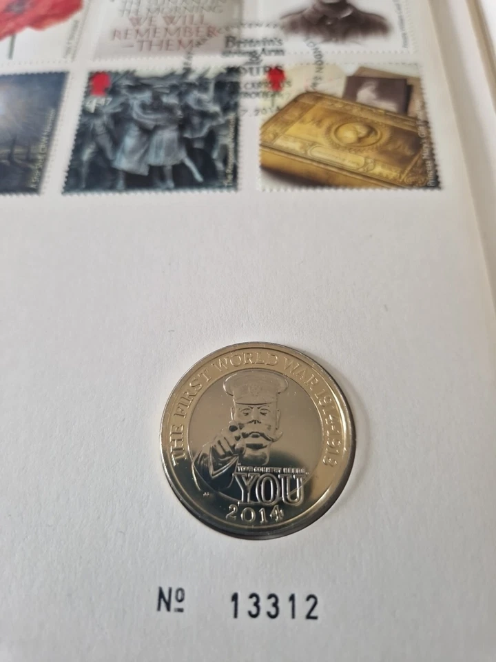 2014 Great War Bunc £2 Coin Cover - Image 2 of 4