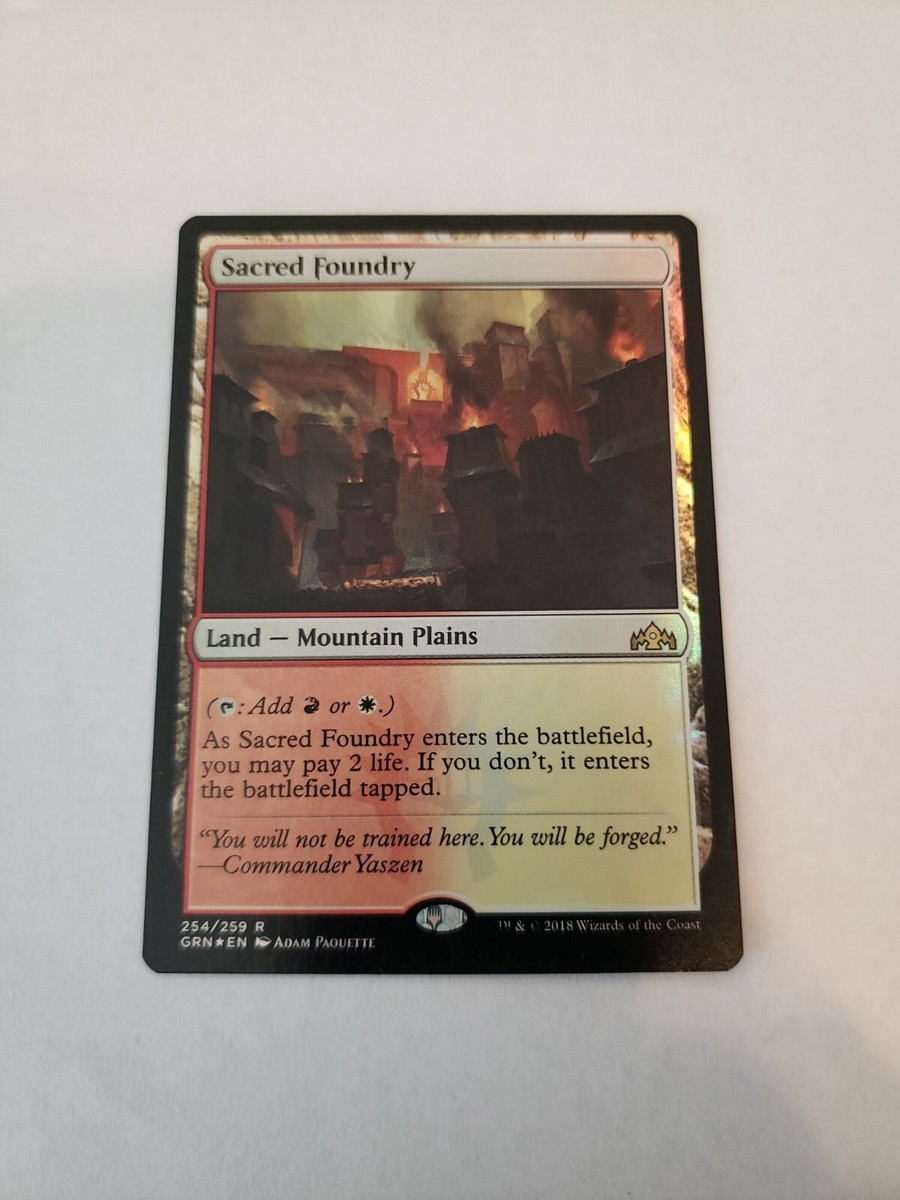 1x foil sacred foundry mtg guilds of ravnica NM x1 | eBay