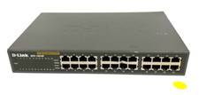 D-LINK DES-1024D ETHERNET RACKMOUNT SWITCH 100-240VAC 24 PORT OAL 11-1/8"