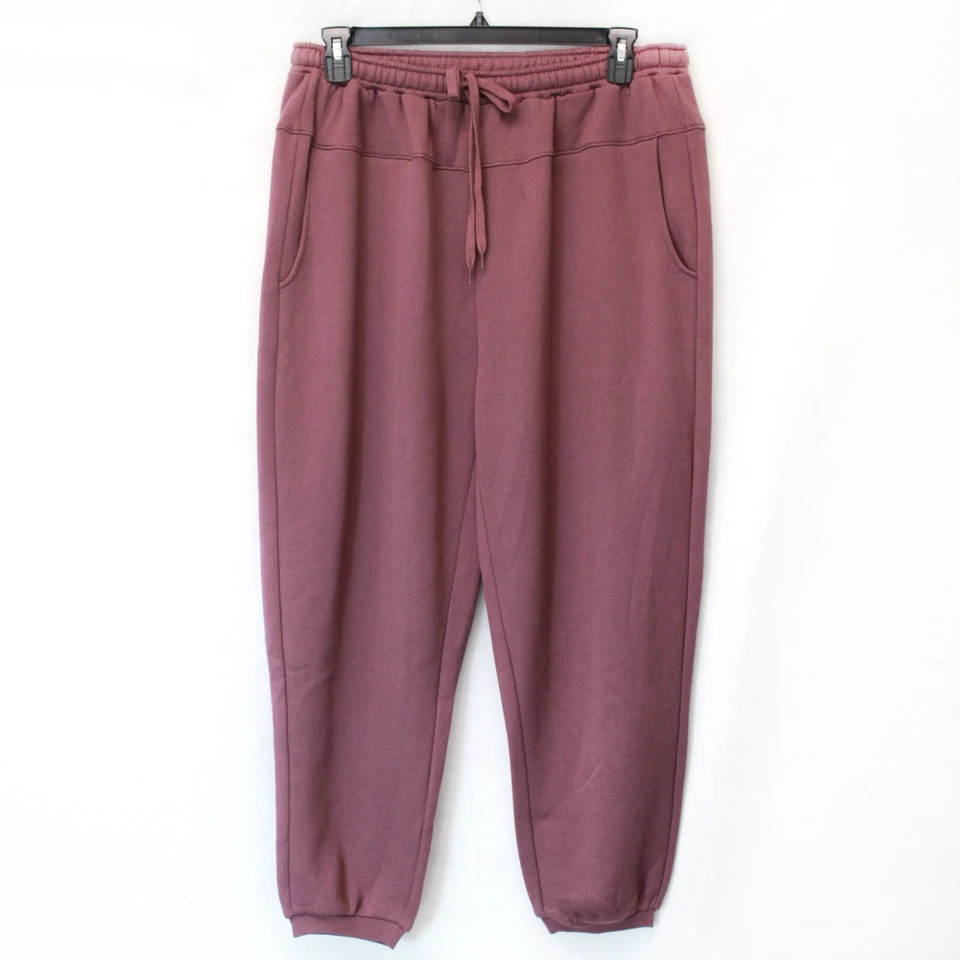 Pantalones deportivos Madewell talla grande púrpura Betterterry bolsillos 4X Foto 3 de 4