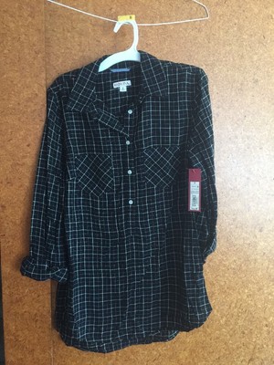 NEW S SMALL Target Merona Women Plaid 