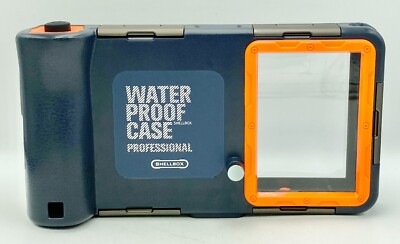 Shellbox Underwater Diving Waterproof Case 2nd Generation 15M - Blue & Orange