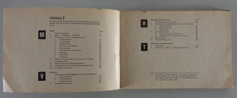 Manual De Taller Inspección VW Escarabajo, T2, K70, Tipo 3 + Tipo 4 Estado 1972 - Imagen 2 de 3