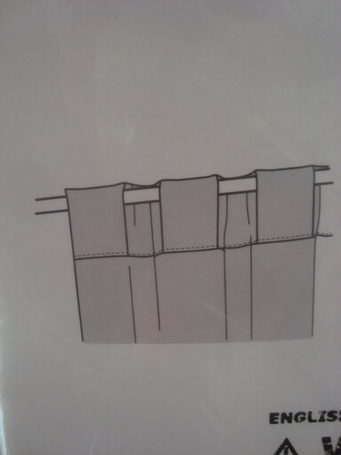 IKEA Kids Curtains Semi Sheer Airplane FLYING Rabbit Bunny FLYGNING 47 x 98" NIP - Picture 8 of 8