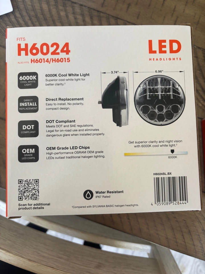 Sylvania LED Bulb H6024SL. SYLVANIA SilverStar Ultra del - Image 2 of 4