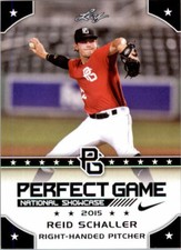 10-Count Lot REID SCHALLER 2015 Leaf Perfect Game NIKE All-American Rookies