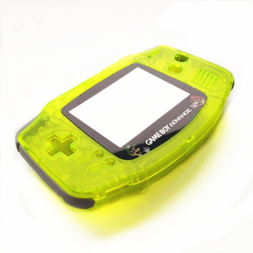 Super Mario Clear Yellow Housing Shell Case for Nintendo Game Boy Advance GBA - Picture 3 of 5