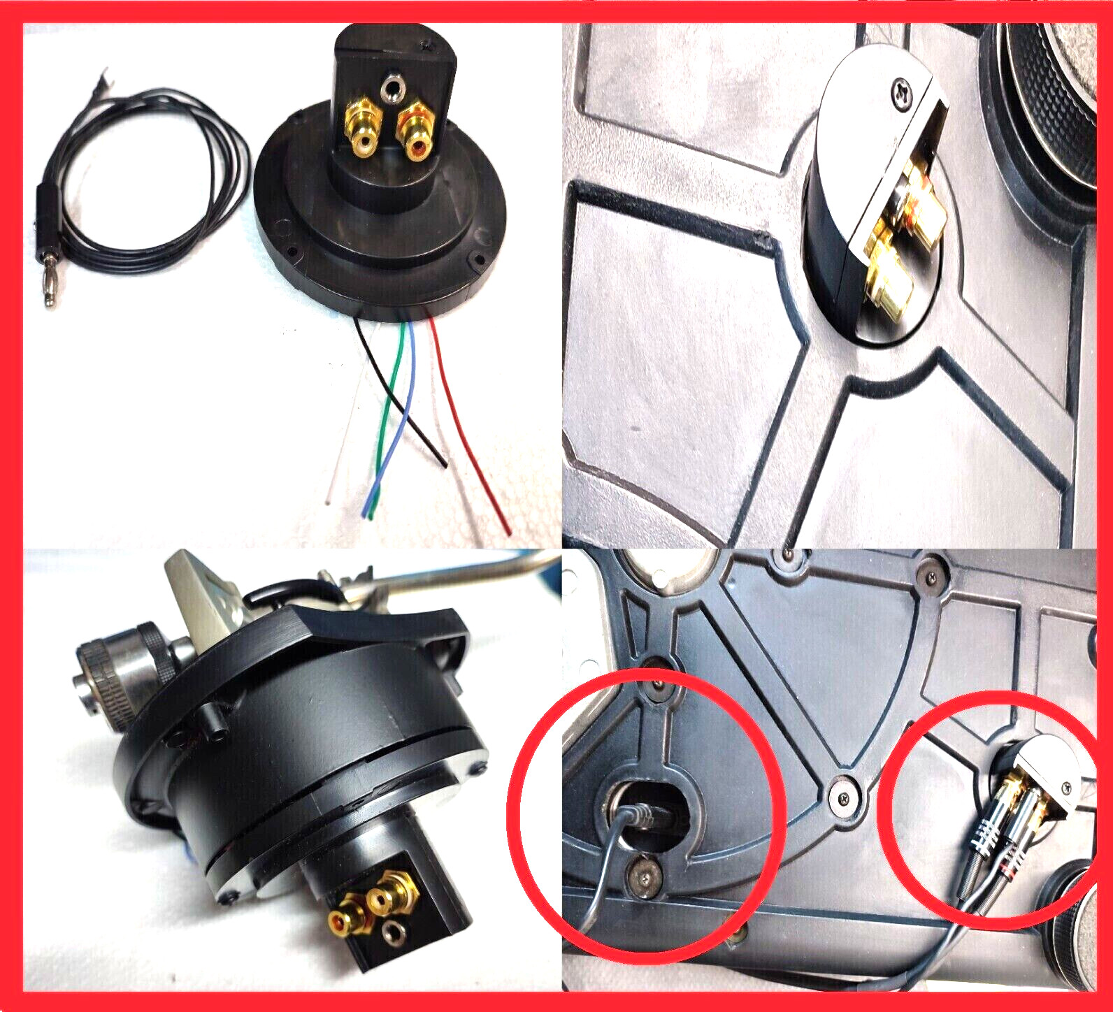 Kit Upgrade Technics SL 1200 1210 RCA Alimentazione Completo