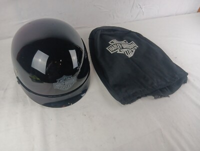 Harley-Davidson Black 2xl Half Helmet Gloss Stock II 98214-12vm