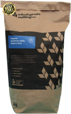 Organic Premium White Bakers Flour 5kg, 12% Protein, Ideal for Sourdough, Breads
