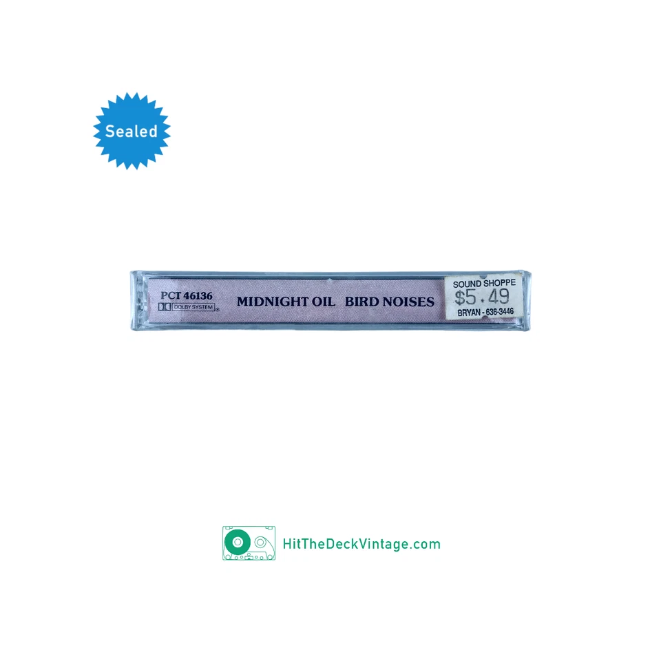 Midnight Oil - Bird Noises EP Cassette Tape (1980) Alt Pub Rock SEALED - Image 3 of 3