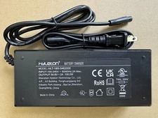 54.6V 2A 3-PIN Adapter Charger for Quietkat Ranger Villager Ripper Jeep eBike