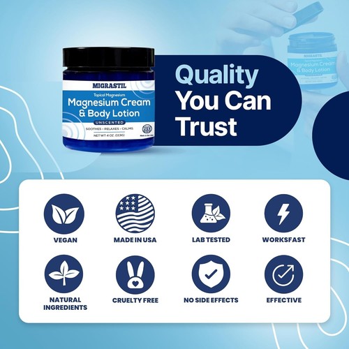 Migrastil Topical Magnesium Cream & Body Lotion - Picture 7 of 10