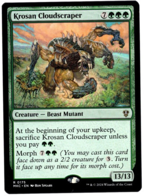 Krosan Cloudscraper 0175 Non Foil Rare Murders at Karlov Manor MTG Near Mint