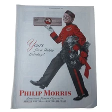 1946 Philip Morris Cigarettes - Vintage Print Ad