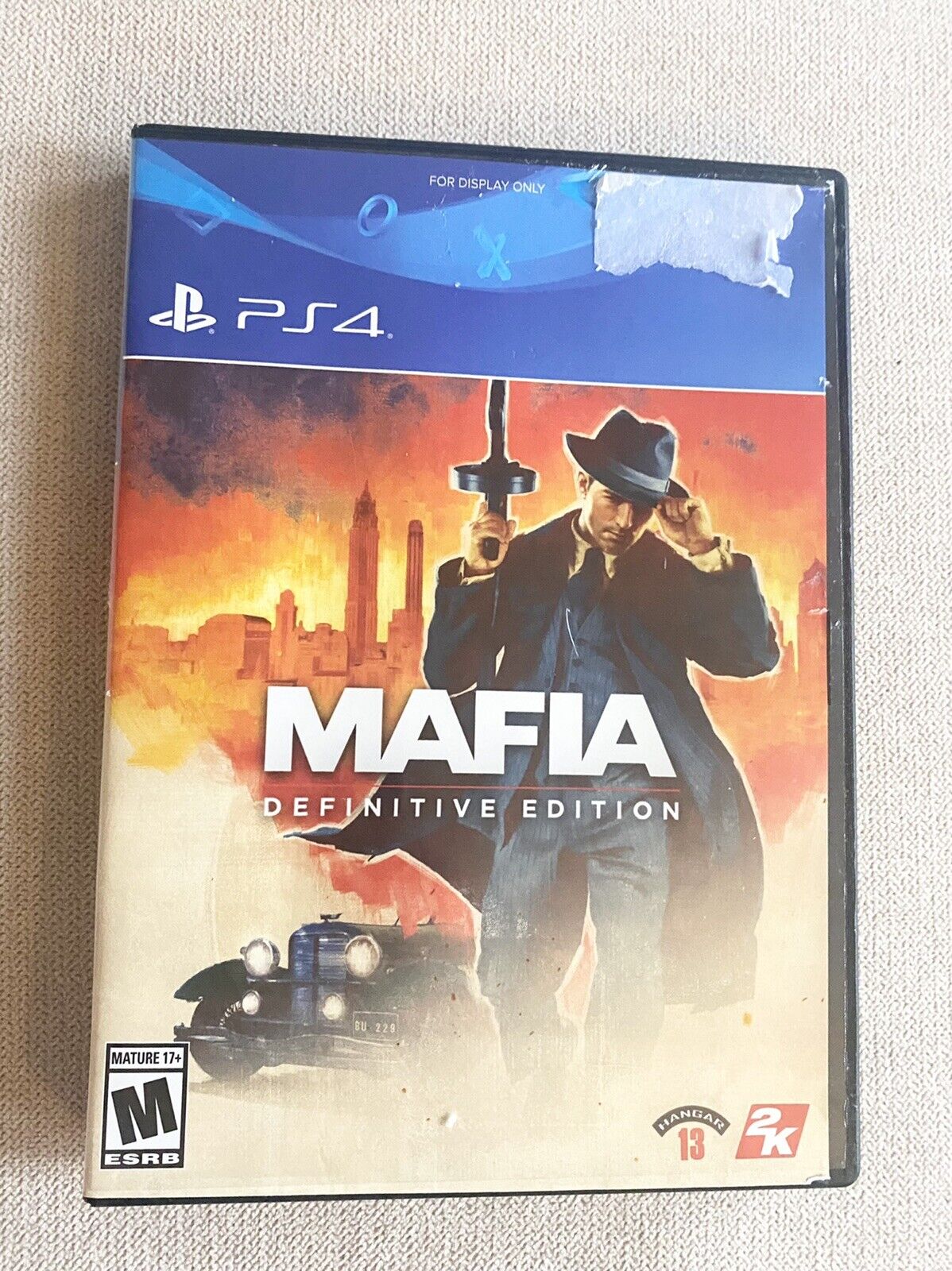 CUSTM CASE REPLACEMENT NO DISC Mafia: Definitive Edition PS4 SEE  DESCRIPTION 710425576805