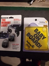 The One and Only The Mommy Light Stroller Accessory  2pk PLUS BABY on BOARD Sign