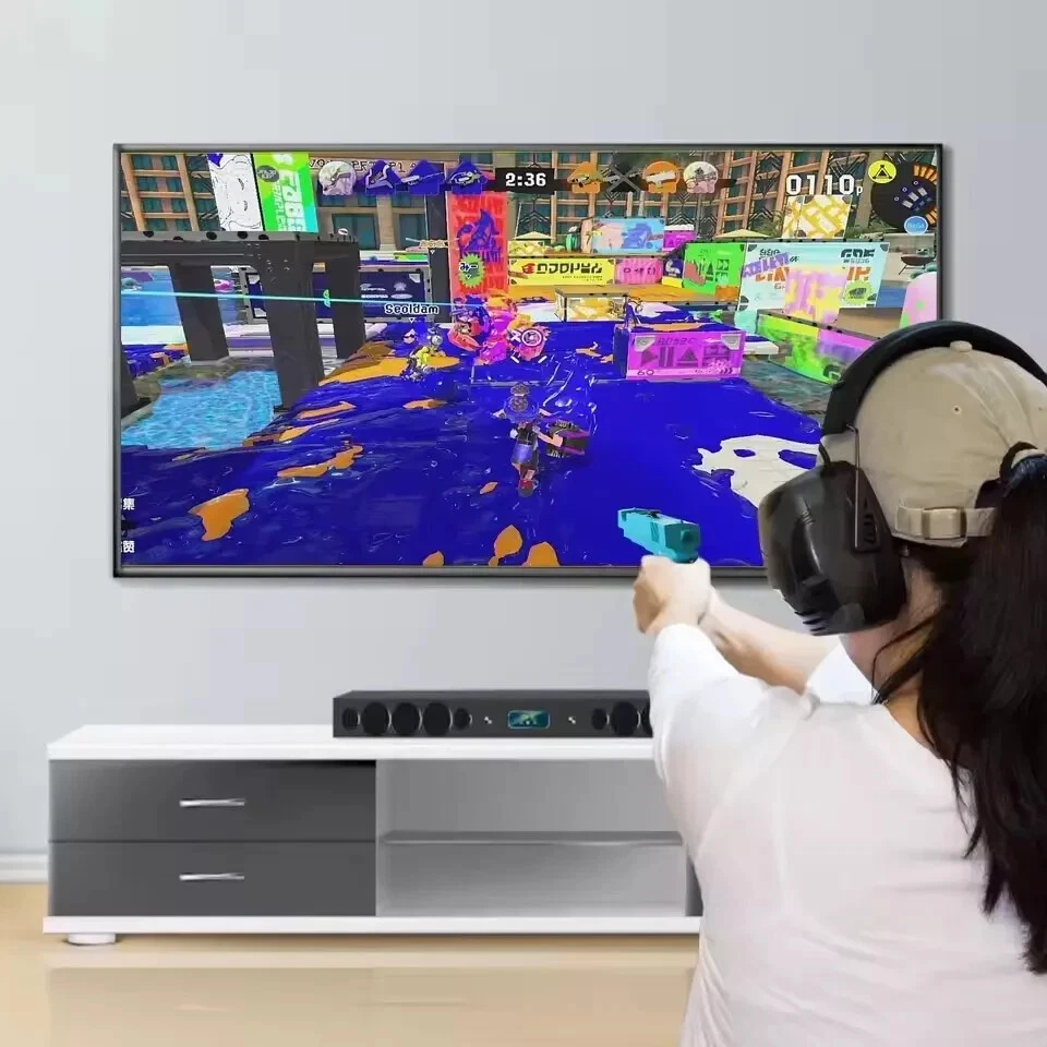 2Guns Nintendo Switch/OLED Joy-Con Shooting Game Controller Motion Grip Shooter - Image 4 of 4