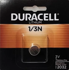 1pack Genuine Duracell 3v lithium battery 1/3N DL1/3N CR1/3N 2L76 K58L EXP:2033