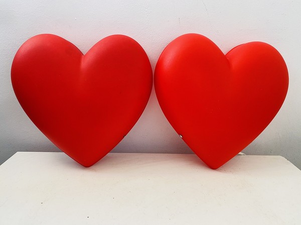 Ikea Smila Lamp Red Heart
