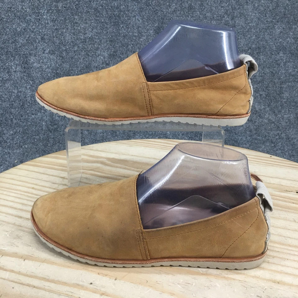 Sorel Zapatos Mujer 8 Ella Informales Sin Cordones Mocasines Planos NL3211-224 Cuero Marrón Foto 2 de 4