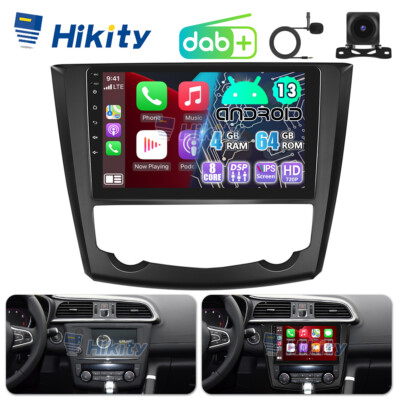 DAB+ 8-Core 4+64G Android13 Carplay Radio GPS Navi WIFI Für Renault Kadjar 15-19