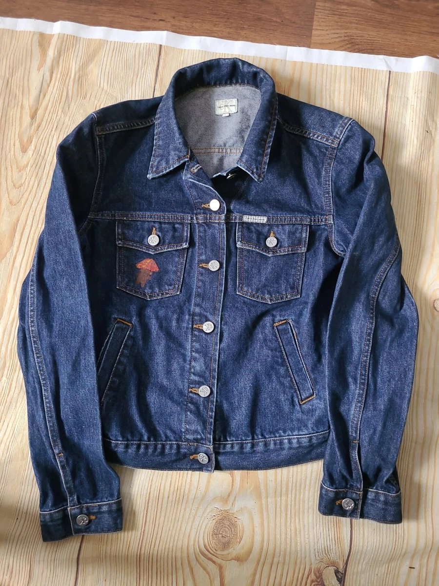 Calvin Klein Vintage Womens Denim Jacket Si L eBay