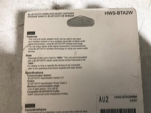 Sony | Bluetooth | Wireless Music Gateway | HWS-BTA2W | New & Sealed | Audio | - Picture 5 of 6