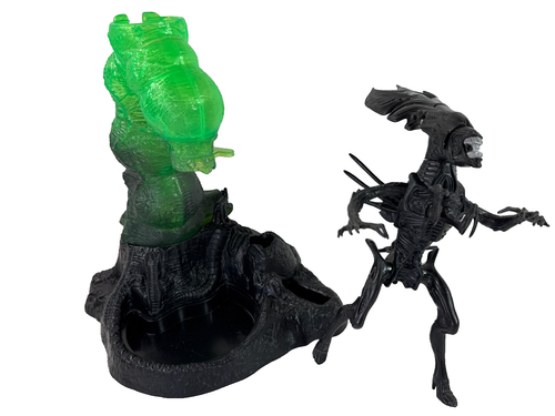 Kenner 1994 Aliens Queen Hive Playset + Queen Xenomorph Figure Loose Complete