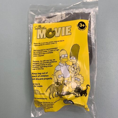 2007 Burger King The Simpsons Movie Kids' Club Toy (5) Pack - Picture 3 of 11